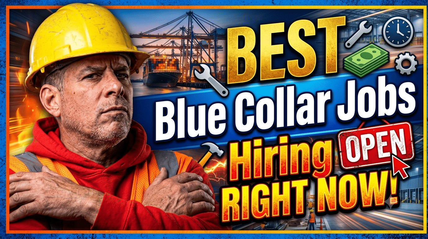 BEST Blue Collar Jobs Hiring RIGHT NOW