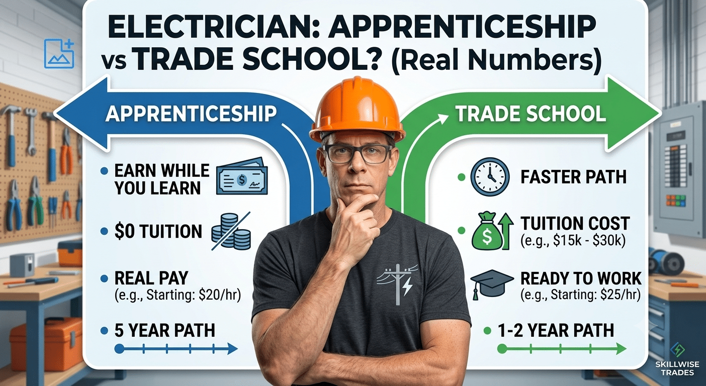 Electrician Apprenticeship or Trade School