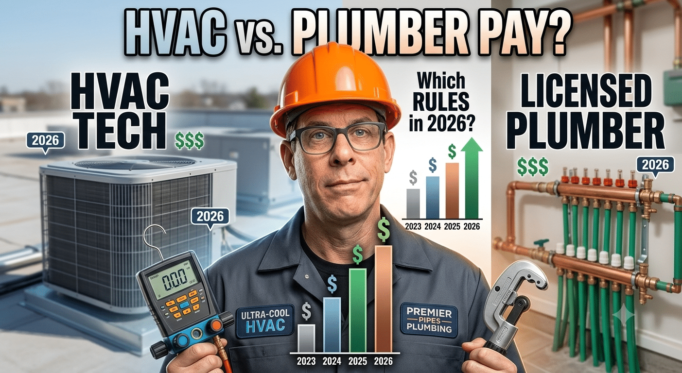 HVAC vs Plumbers Pay