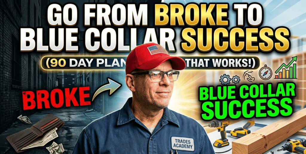 Go From Broke To Blue Collar Success
