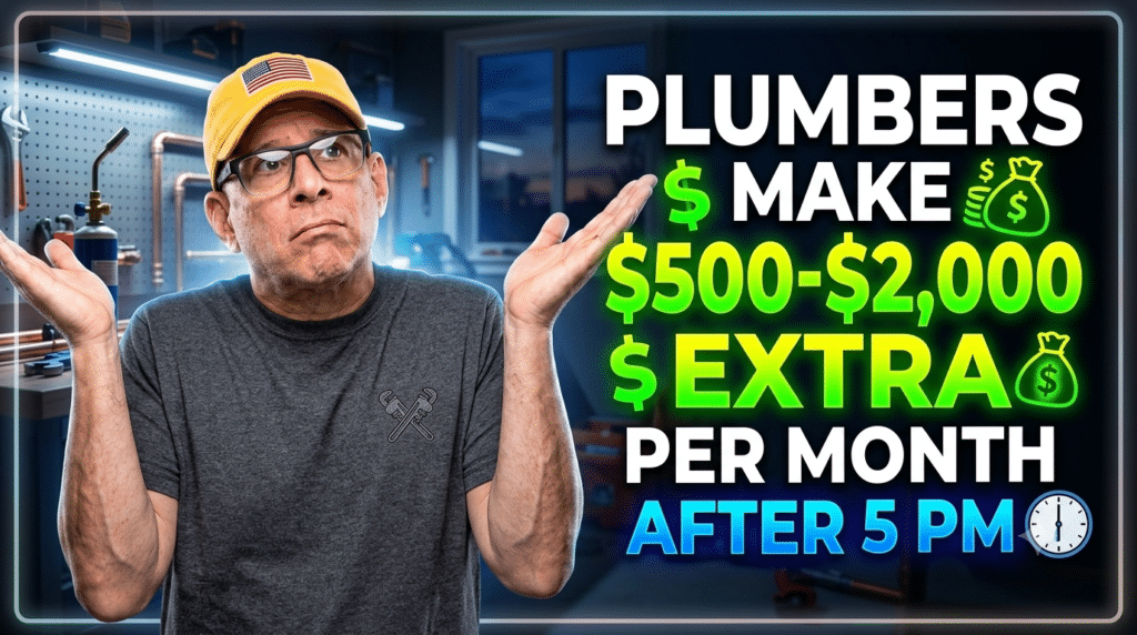 Plumbers Make $500-$2000 Extra Per Month