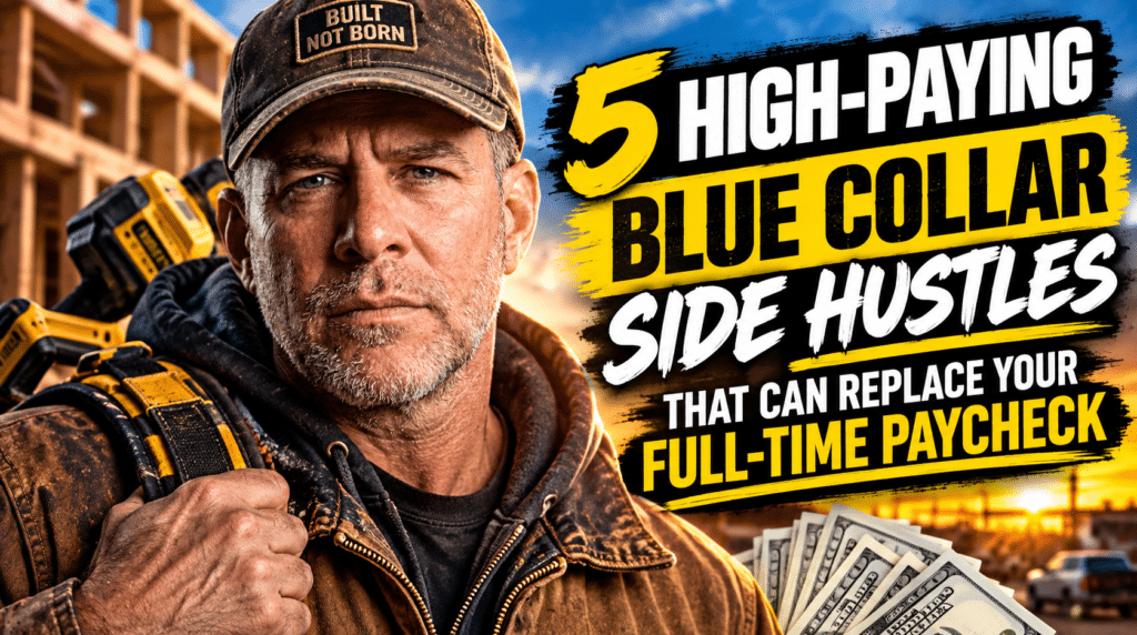 5 High-Paying Blue Collar Side Hustles That Can Replace