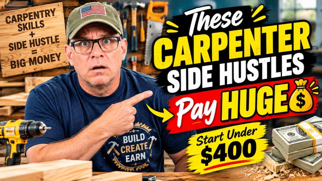 These Carpenter Side Hustles Pay HUGE