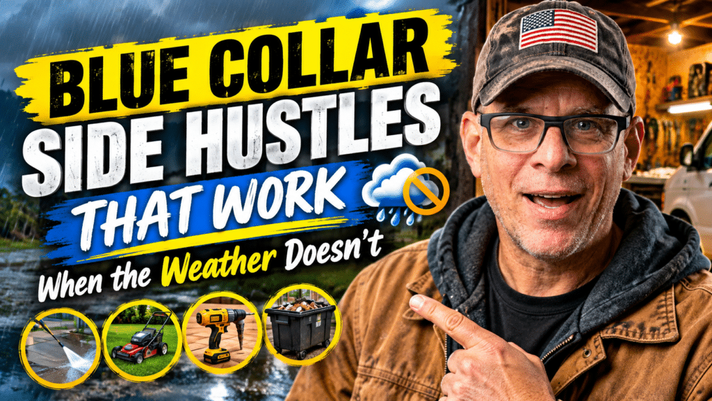 Blue Collar Side Hustles That Work When the Weather Doesn't