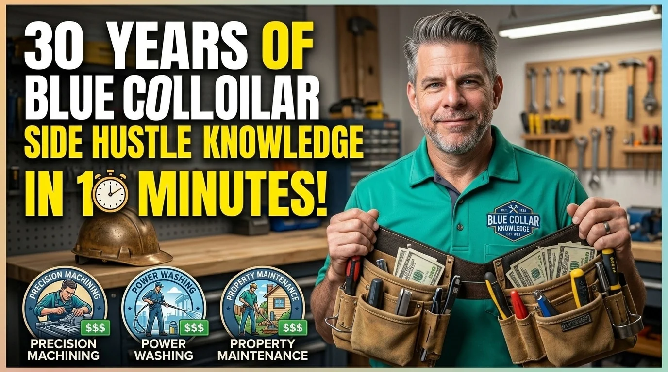 30 Years of Blue Collar Side Hustle Knowledge in 10 Minutes
