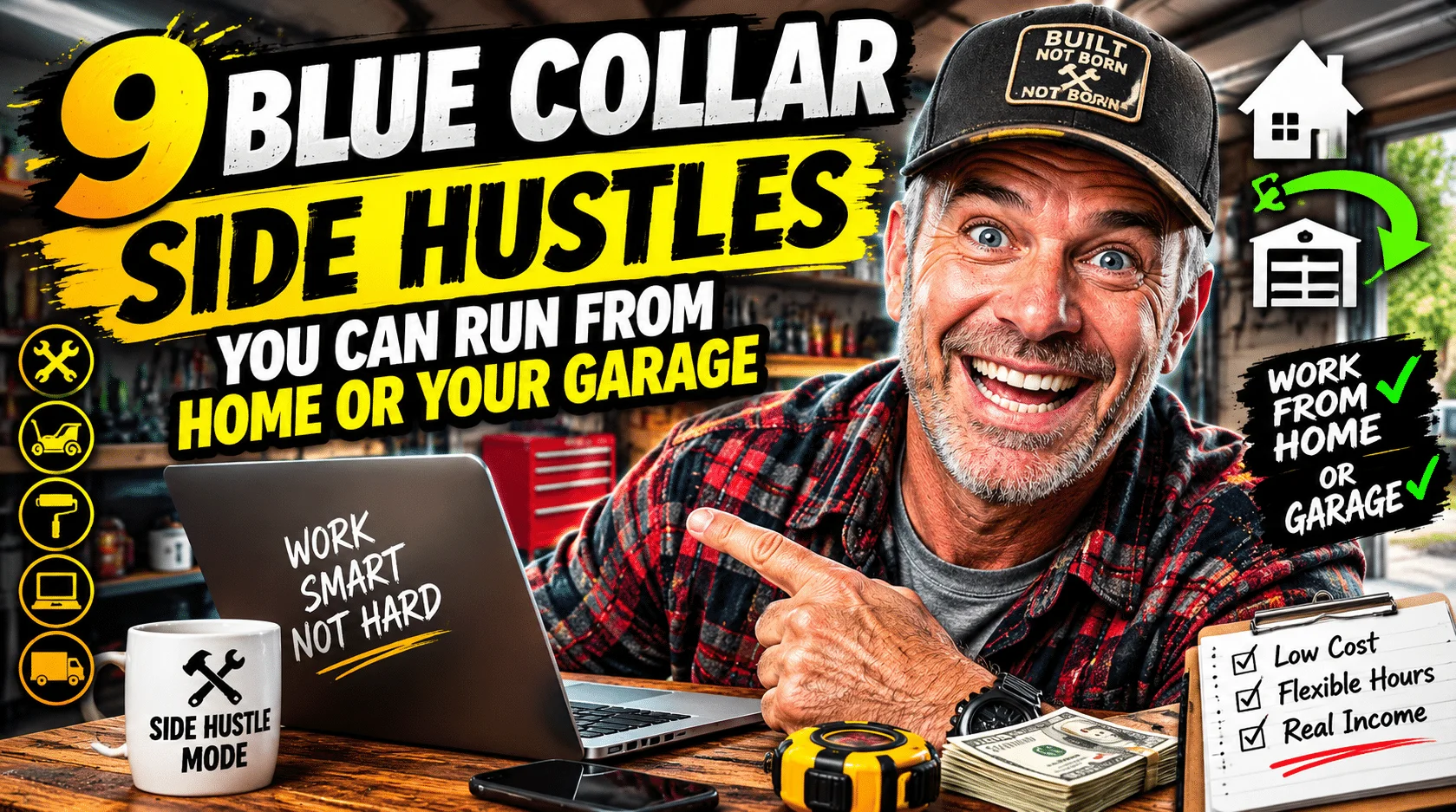 Blue Collar Side Hustles You Can Run From Home or Your Garage